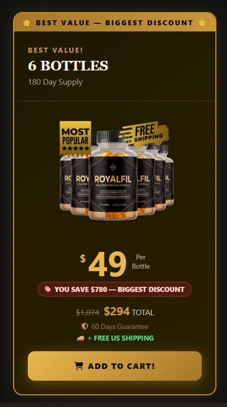 RoyalFil 6 Bottle Price